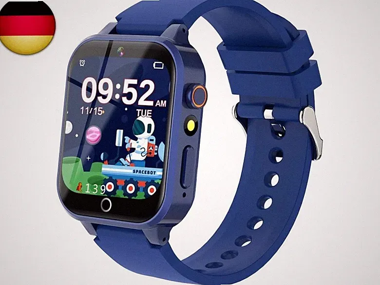 Smartwatch Kinder Jungen und Mädchen 4-15 Jahre, 39 Spielen, Sportmodi, MP3