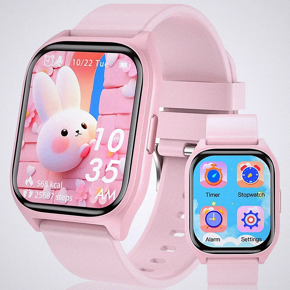 Smartwatch Kinder, Kinder Smartwatch Fitnessuhr Kinderuhr mit Schlafüberwach...