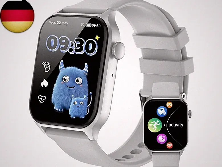 Smartwatch Kinder Kinderuhr Jungen Mädchen Herzfrequenz Schlaftracker