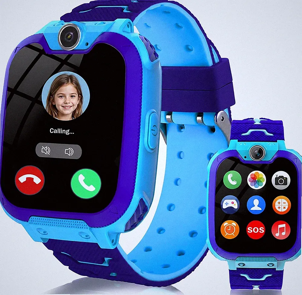 Smartwatch Kinder mit Musik Wecker 16 Spiele