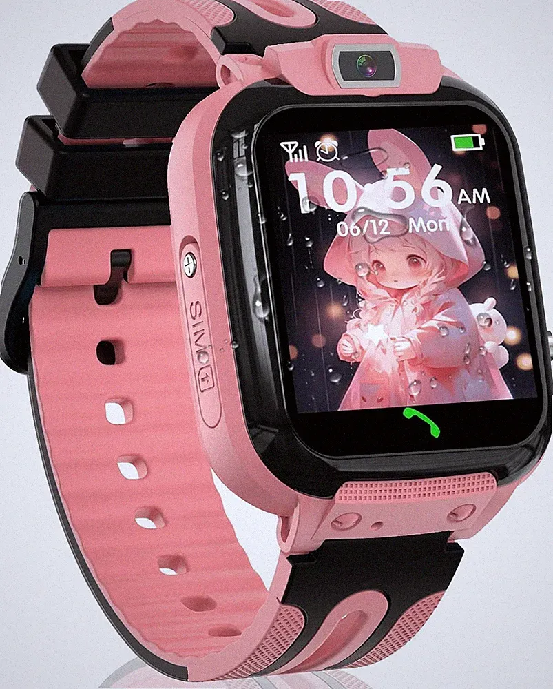 Smartwatch Kinder mit Telefonfunktion GPS Tracker SOS Armbanduhr iPhone Samsung