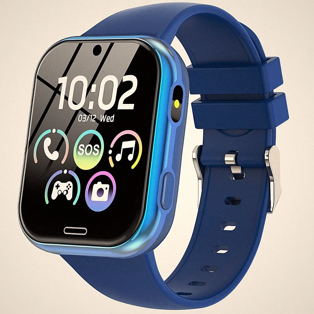 Smartwatch Kinder Smart Watch Telefon für Kinderuhr Mädchen Jungen mit Spiel...