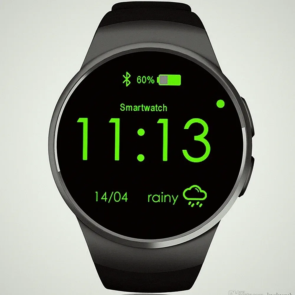 Smartwatch KW18 Herzfrequenz Runder Bildschirm SIM TF Karte Smart Watch