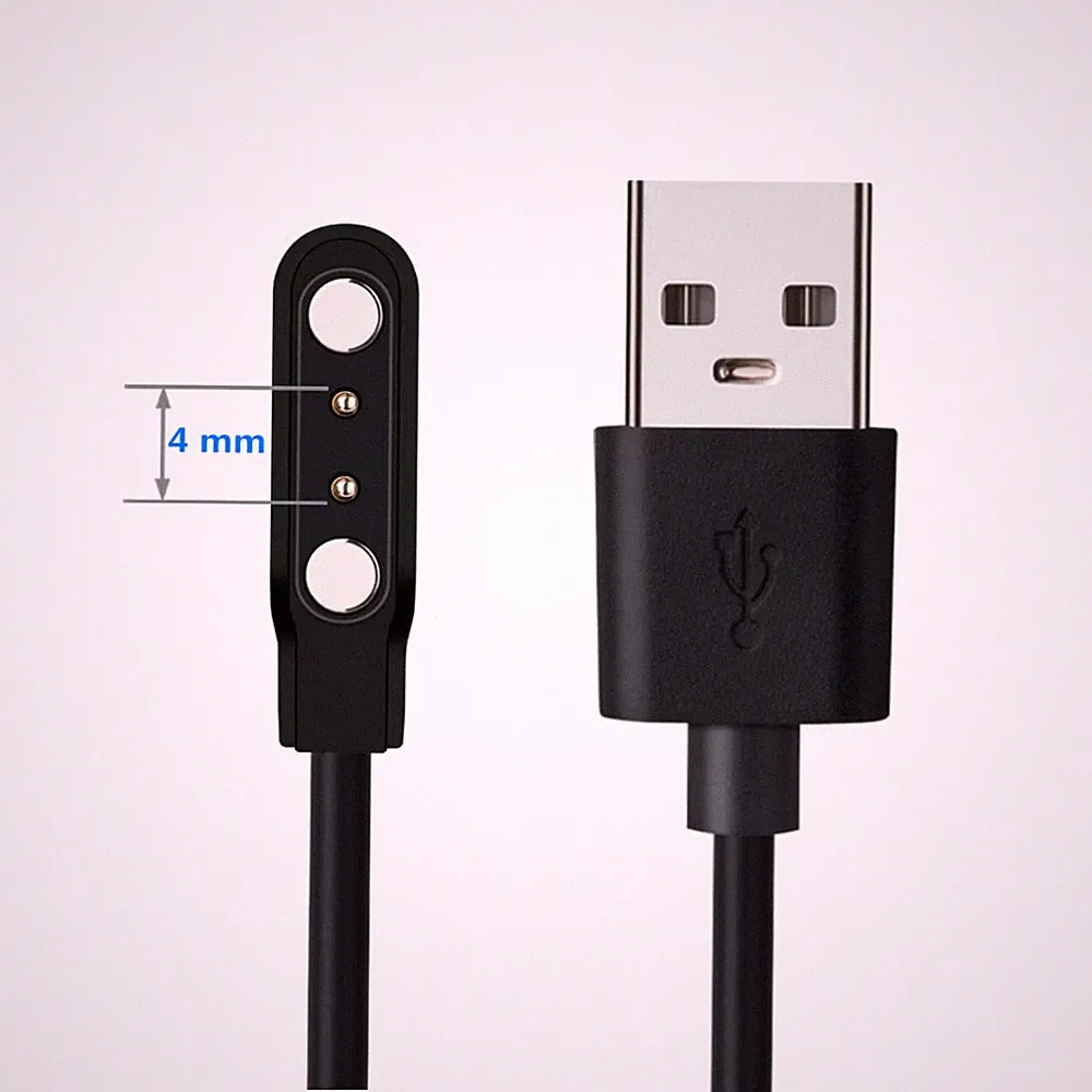 Smartwatch Ladekabel magnetisch universal USB 2 polig Ladegerät Fitness Tracker