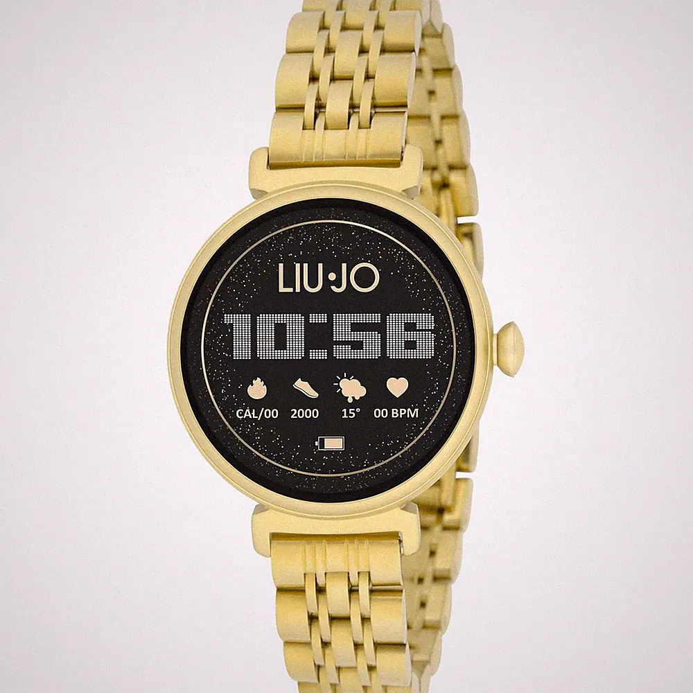 Smartwatch LIU JO LUXURY GLAM SWLJ157 Edelstahl Golden Touchscreen