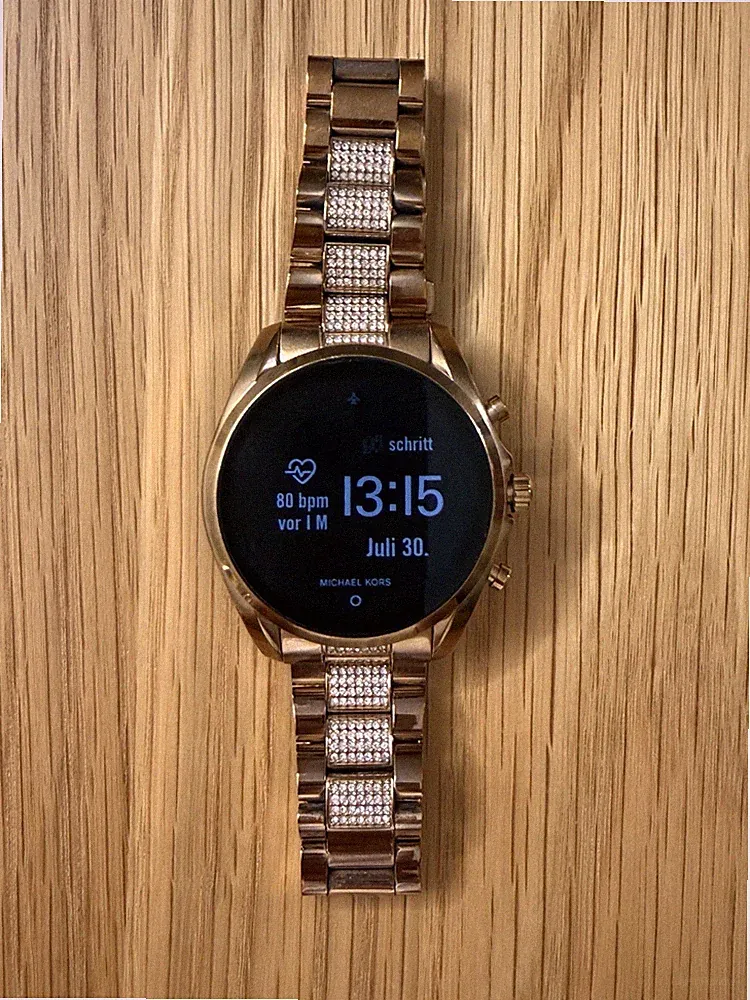 Smartwatch Michael Kors Gen 6 Bradshaw Damen Roségold Mit Diamanten