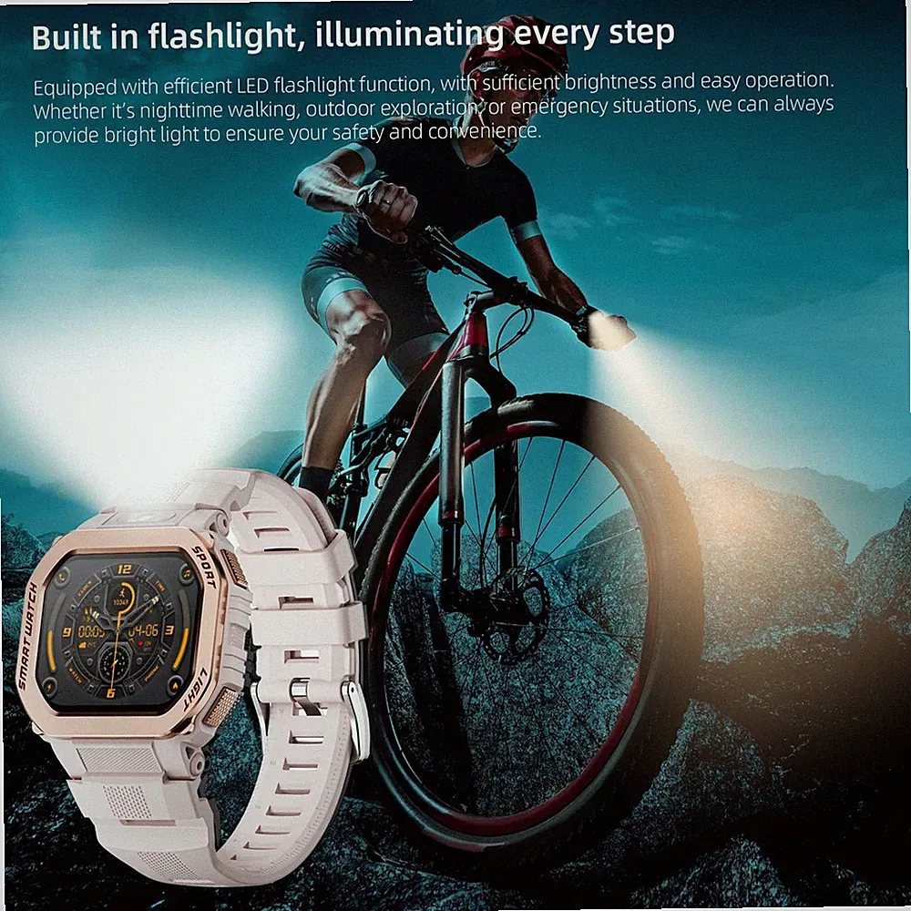 Smartwatch Mit 1 75-Zoll-HD-Display Wasserdicht Bis 30 M 24/7-Gesundheitsüberwac