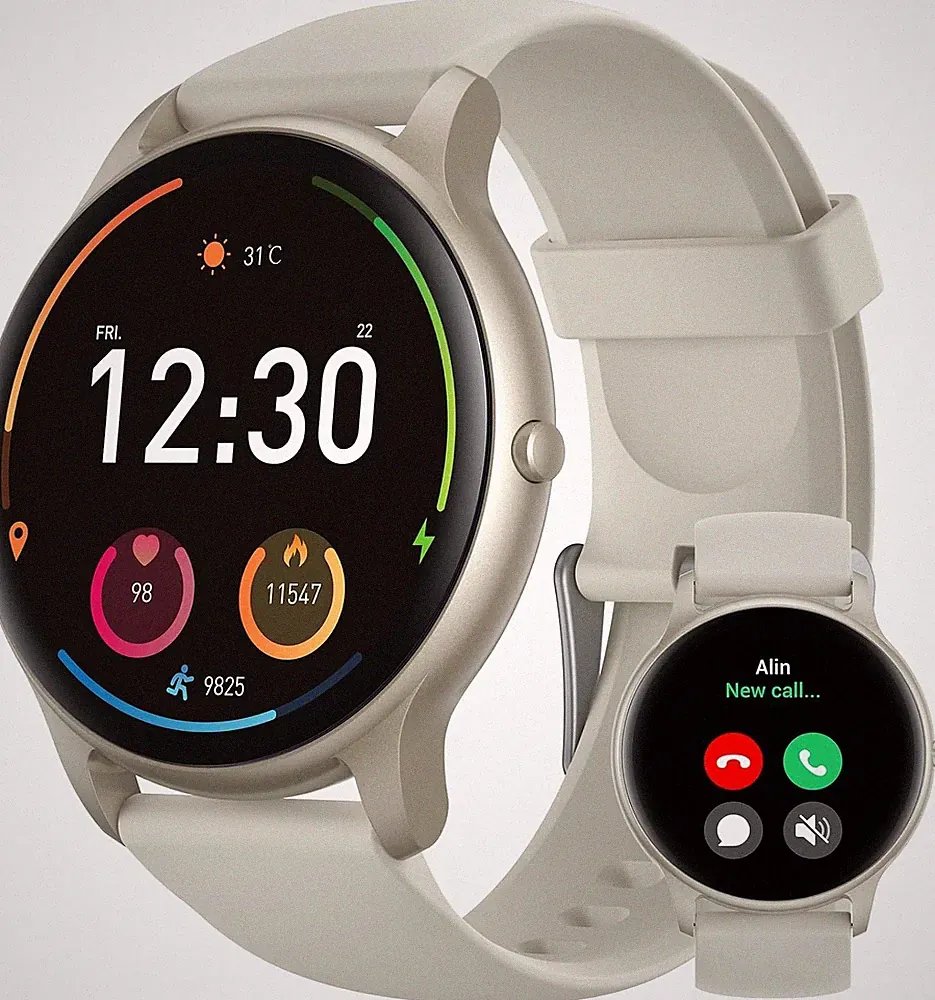 Smartwatch mit Bluetooth Anruf 100 Sportmodi Wasserdicht Damen