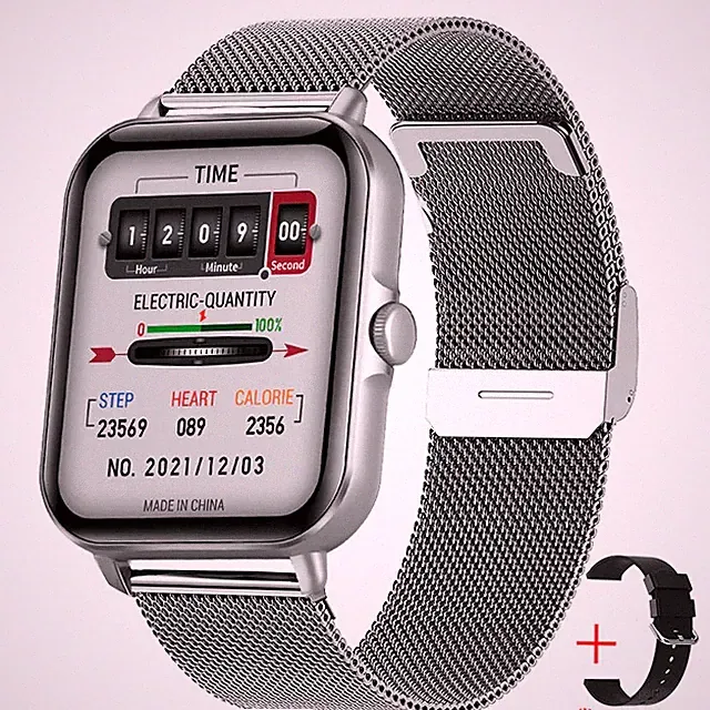 Smartwatch mit Lautsprecher Herren Damen 2“ AMOLED Display Fitness Tracker