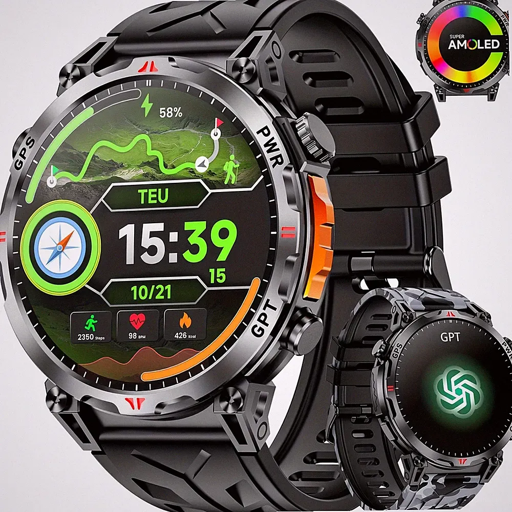 Smartwatch mit realer GPS-Ortung, großer Akkukapazität