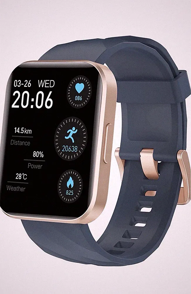 Smartwatch mit Telefonfunktion 100+ Sportmodi für Damen und Herren