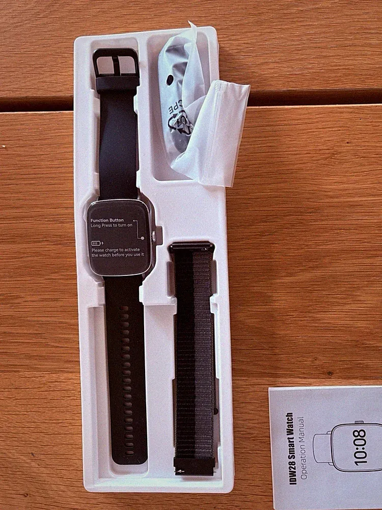 Smartwatch mit Telefonfunktion Herren Damen, 1,85" Sportuhr für Android & iOS