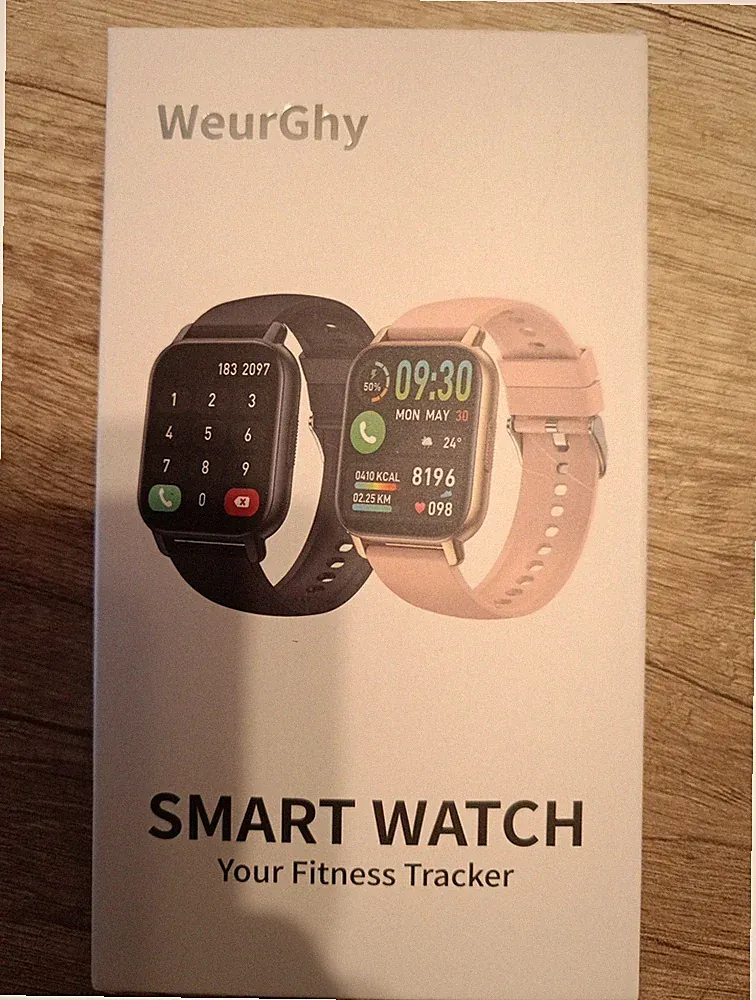 Smartwatch mit Telefonfunktion Smartwatch für Damen Herren Orange Farbe Neue OVP