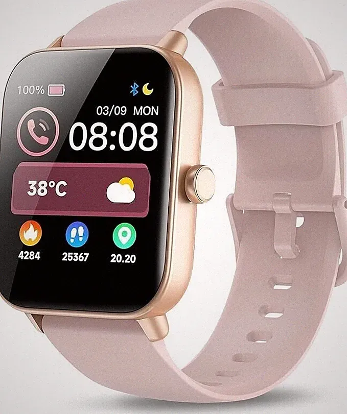 Smartwatch mit Telefonfunktion und Alexa Built-in, 1.8" Fitnessuhr Damen mit...