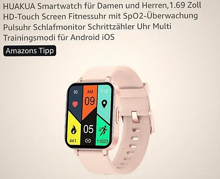 SmartWatch (Neu) Original Verpackt Top Zustand Rosa Für Frauen