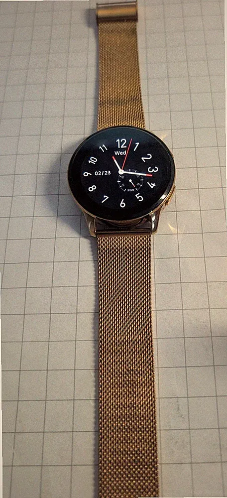Smartwatch niolina Damen mit Telefonfunktion, 1,32 Zoll