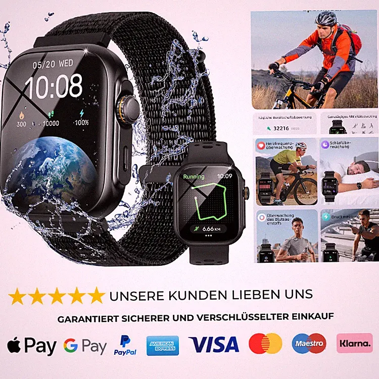 Smartwatch Parsonver GOPO2 GPS 100 Sportmodi Wasserdicht 1