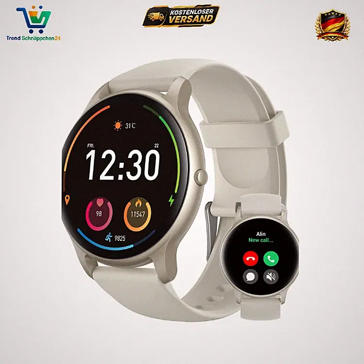 Smartwatch Parsonver SPROD1 Damen Herren 1,32 Zoll Schrit