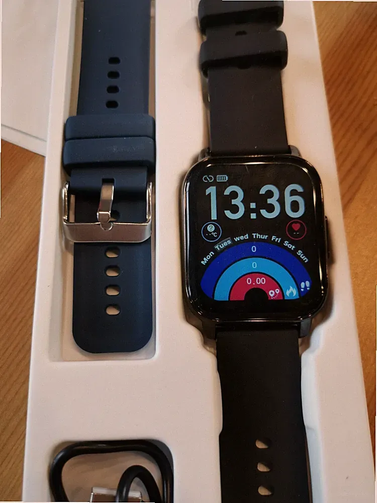 smartwatch Popglory P66 Black-Blue