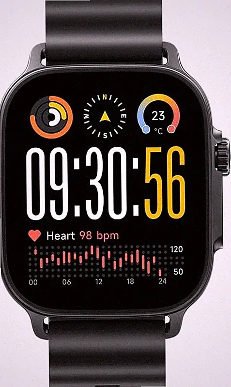 Smartwatch Realme Watch 5 NFC AMOLED, schwarz (Titanium Black)
