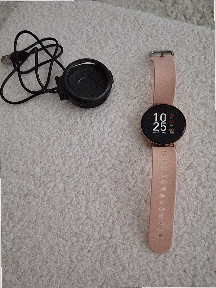 Smartwatch Rosa Damen Neu Mit Ladegerät Und WhatsApp Funktion