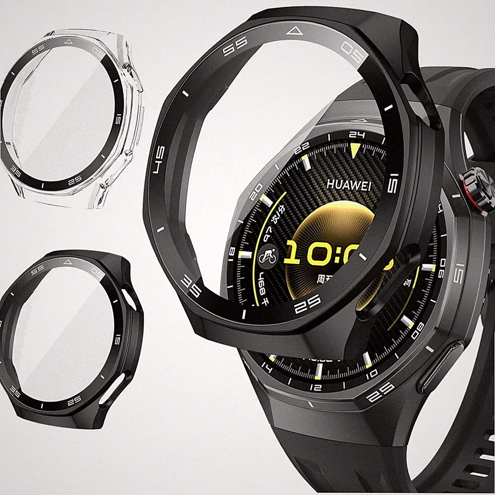 Smartwatch Schutzhülle Huawei Watch GT 6 Pro 46mm Hartglas Kratzfest