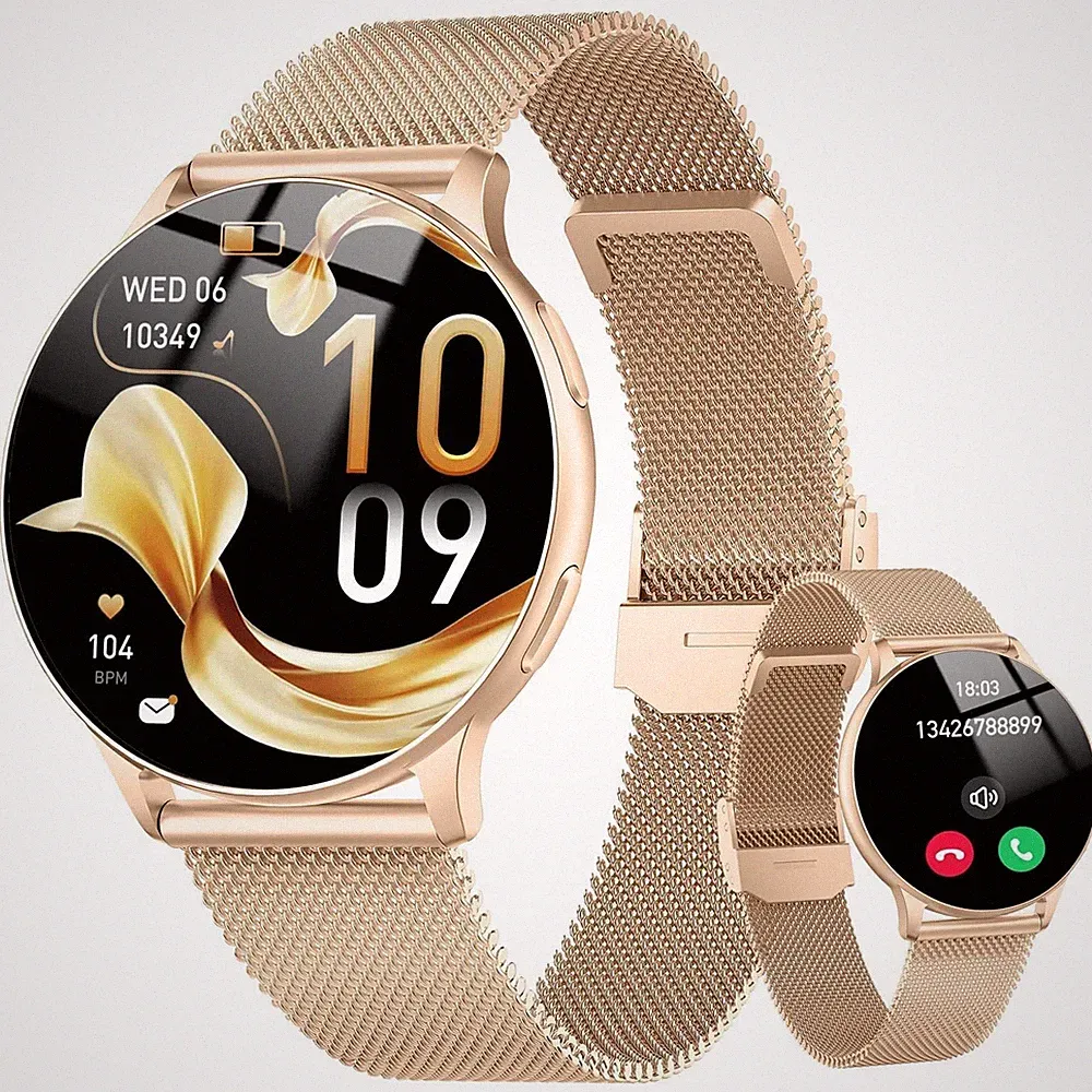 Smartwatch Touchscreen 1.32" Bluetooth 5.4 HD Sport Herren Damen Telefonfunktion