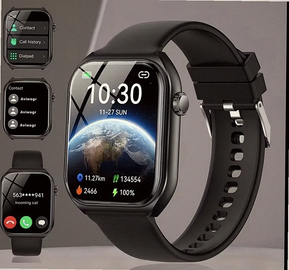 Smartwatch Uhrenarmband 18mm - Silikon - Fitness Tracker Armbanduhr Jede Farbe