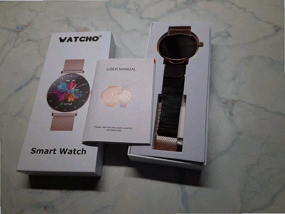 Smartwatch Watcho Rose Gold Inkl. Zubehör + 2 Armbänder neuwertig Smart Watch