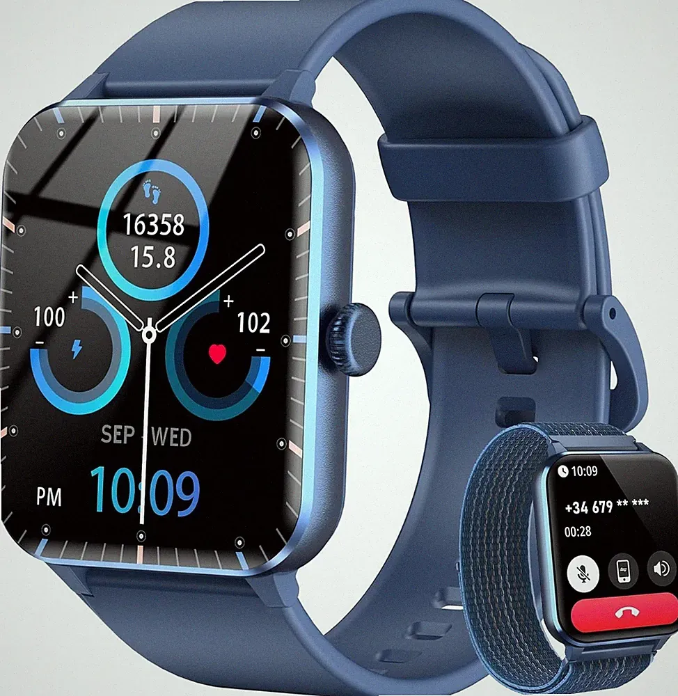 Smartwatches mit Telefonfunktion SportuhrFitnessuhr mit Blutdrucks Schlafmonitor