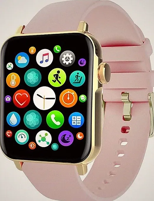 Smarty 2.0 SW035F05 Digitale Damenuhr Smartwatch Armbanduhr 42 mm Silikon rosa