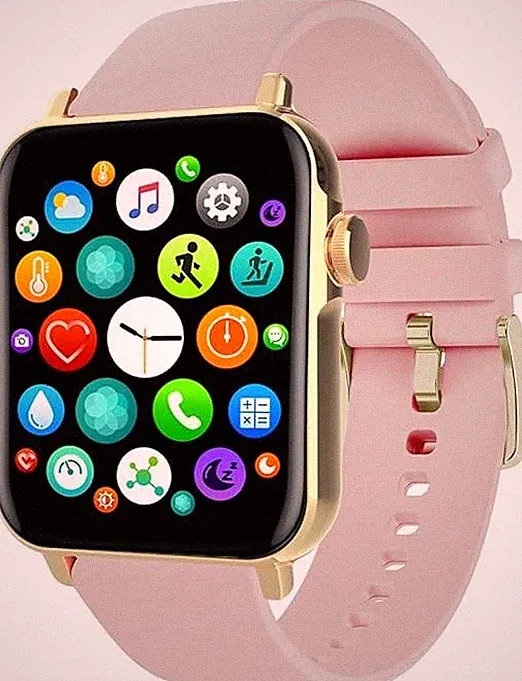 Smarty 2.0 SW035F05 Digitale Damenuhr Smartwatch Armbanduhr 42 mm Silikon rosa