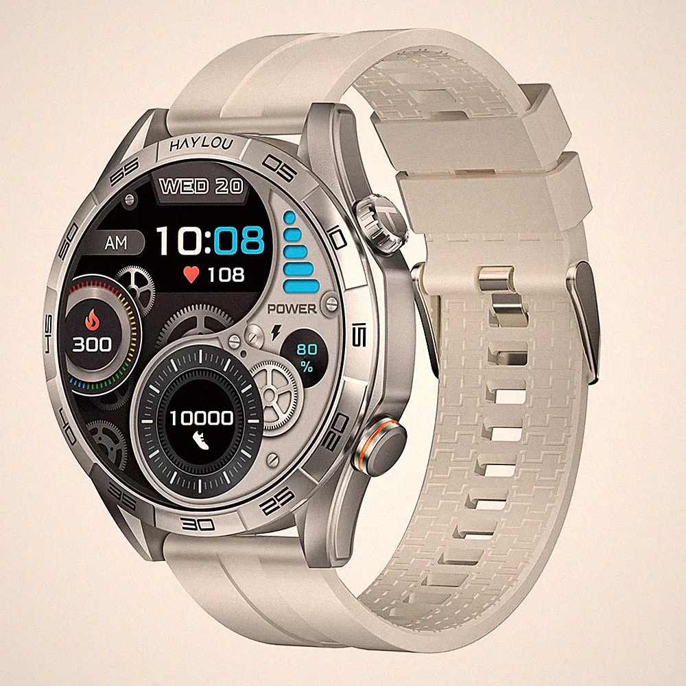 Solar 5 Sprachanrufe Smartwatch 1,58'' AMOLED Display 60Hz Smartwatch 24H Heilung