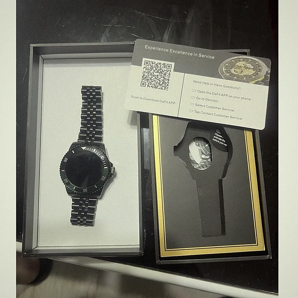 SOUYIE H66 AI Smartwatch 1.19" AMOLED, Schwarz, Metallarmband, Bluetooth
