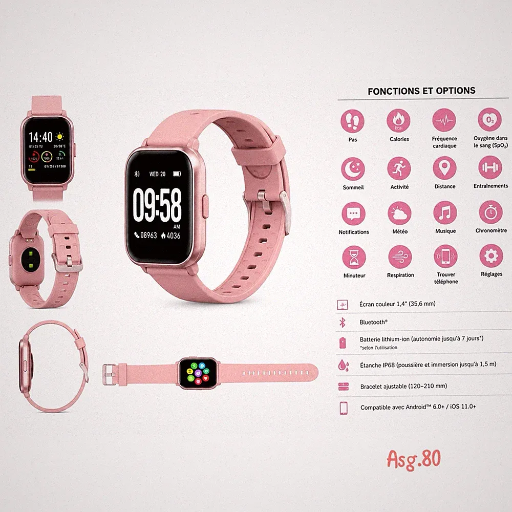 Schlafüberwachung Smartwatch Damen