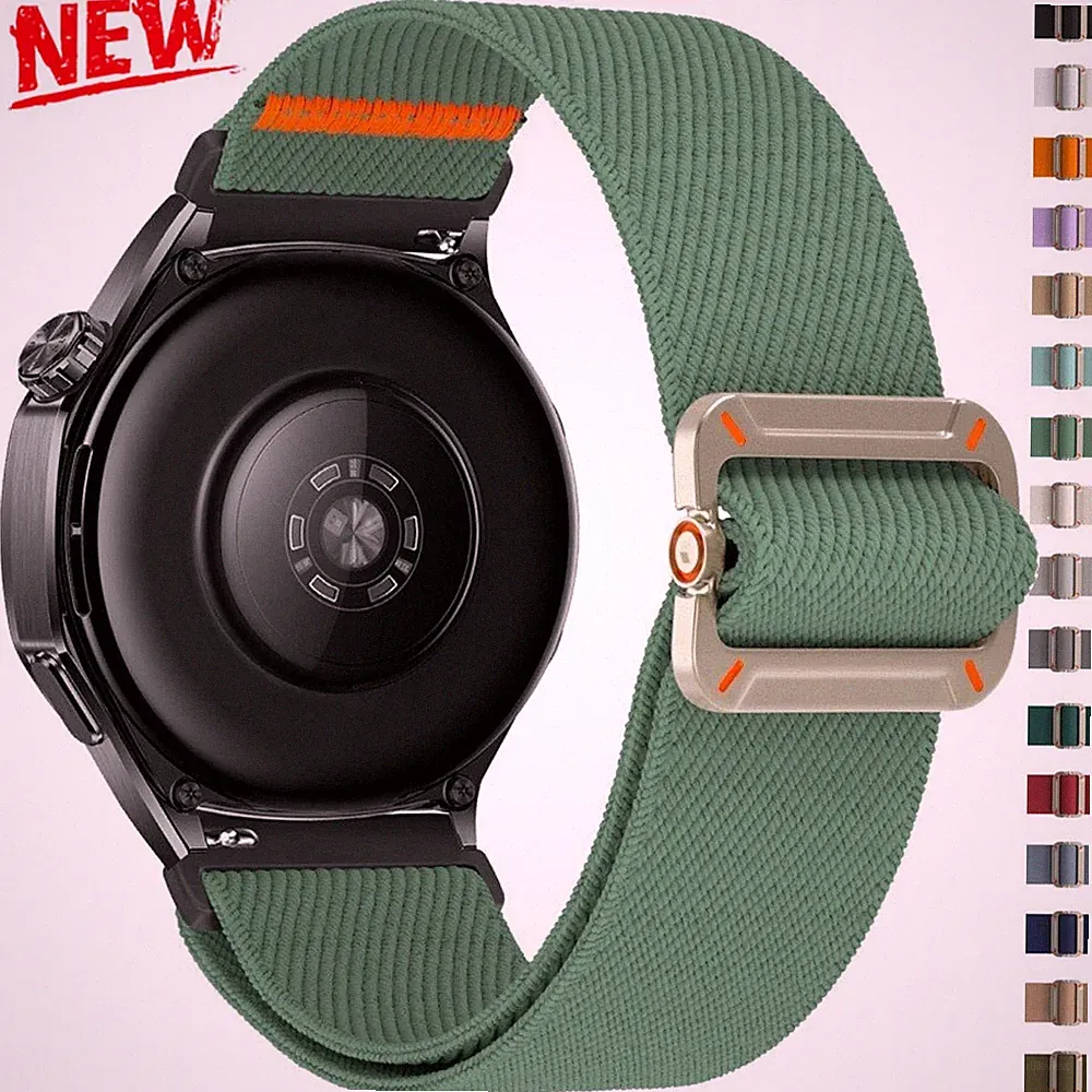Sport Nylon Armband 18/20/22mm Smartwatch Universal Uhrenarmband Ersatzband Band