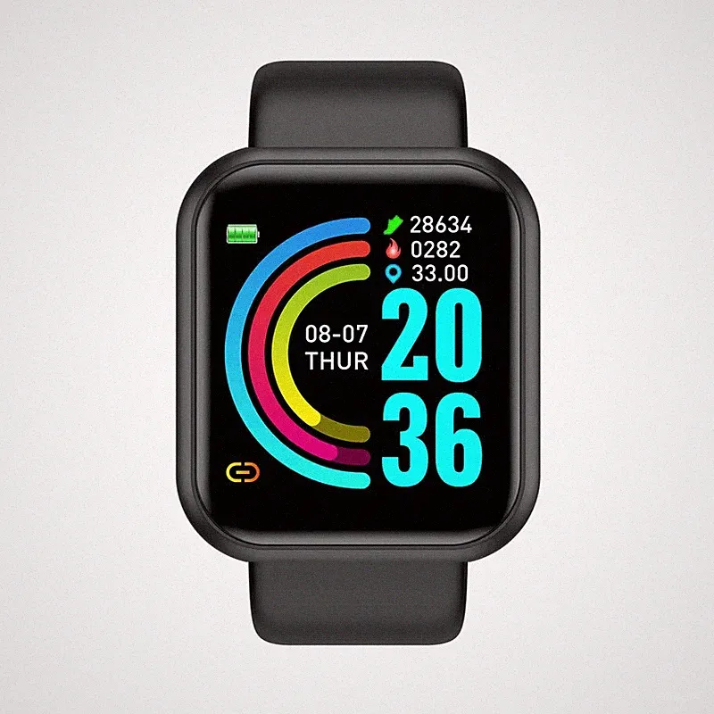 Sport Smartwatch Damen Armband Herren Smartwatch Connected Musiksteuerung Player