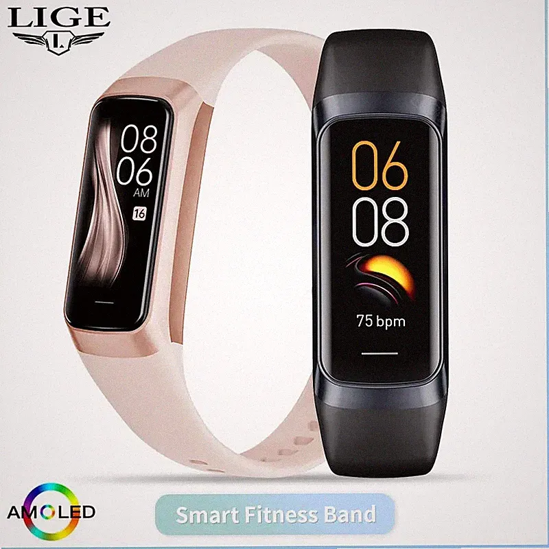Sport Smartwatch Damen Herren Herzfrequenz Blutdruck Fitnessuhr Wasserdicht