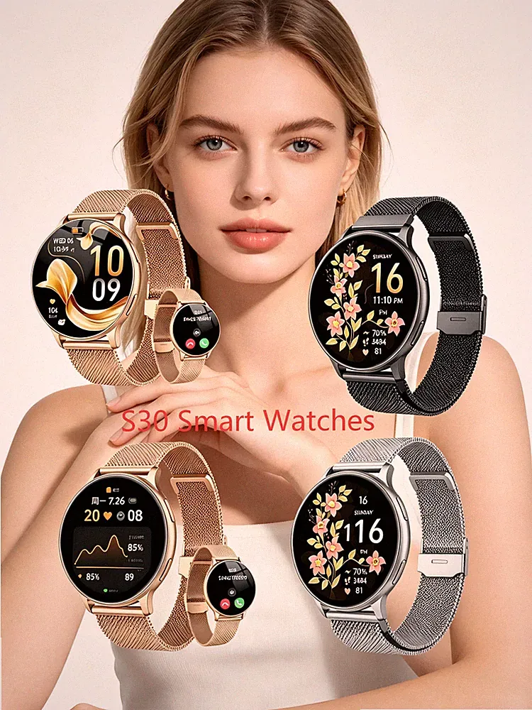 Sport Telefonfunktion Bluetooth 5.4 HD 1.32" Smartwatch Herren Damen Touchscreen