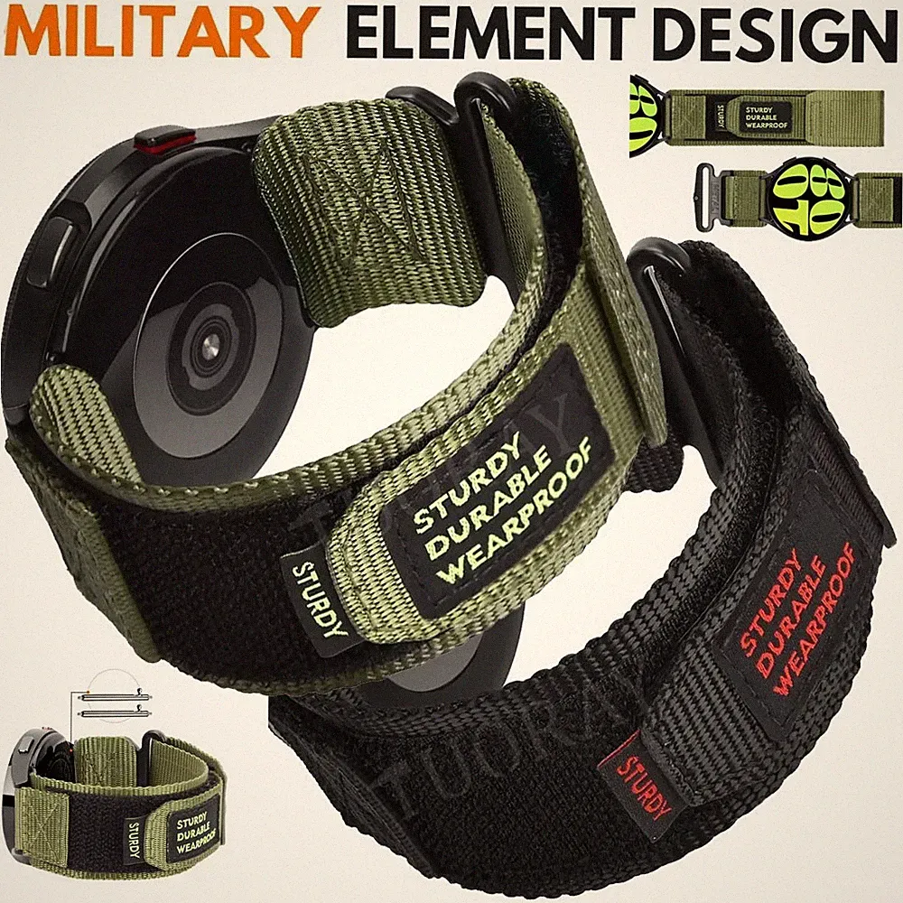 Sports Nylon Loop Uhrenarmband Armband Für 22mm Fossil Smartwatch Ersatz Band DE