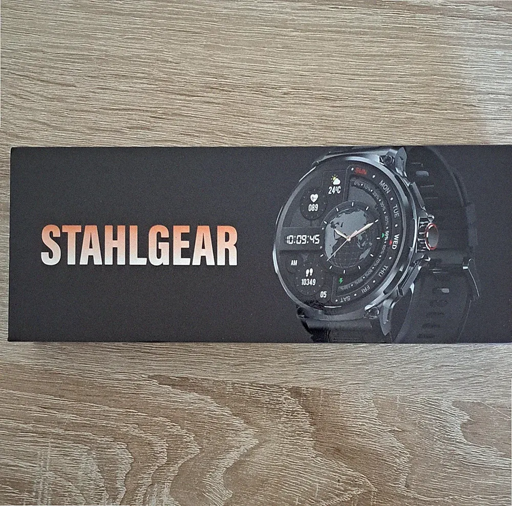 STAHLGEAR Zeus Smartwatch 1,85" HD DaFit IP68 Anruffunktion Fitness Tracker