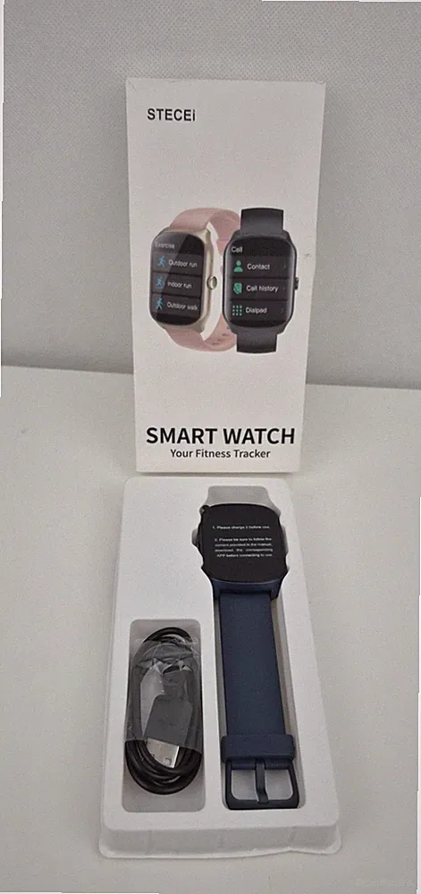 STECEI S68 Smartwatch 1,95" Fitness Tracker IP68 Bluetooth Android iOS Blau