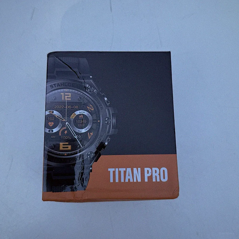 STHLGEAR Titan Pro Smartwatch 40 mm schwarz, Edelstahlband, Android/iOS IP68