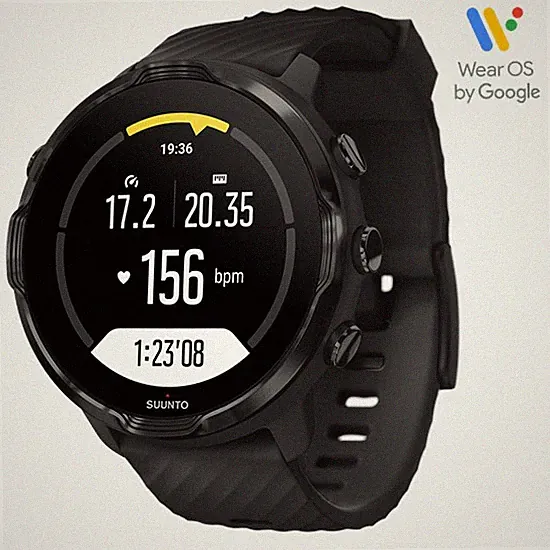 Suunto 7 Black Smartwatch Fitness Armband Tracker Sportuhr Schrittzähler Uhr