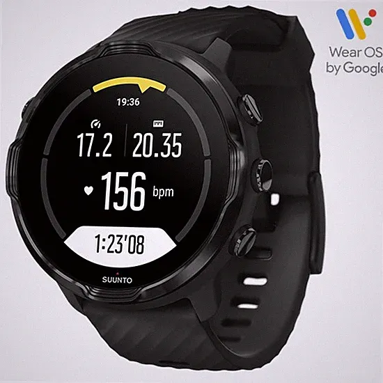 Suunto 7 Black Smartwatch Fitness Armband Tracker Sportuhr Schrittzähler Uhr