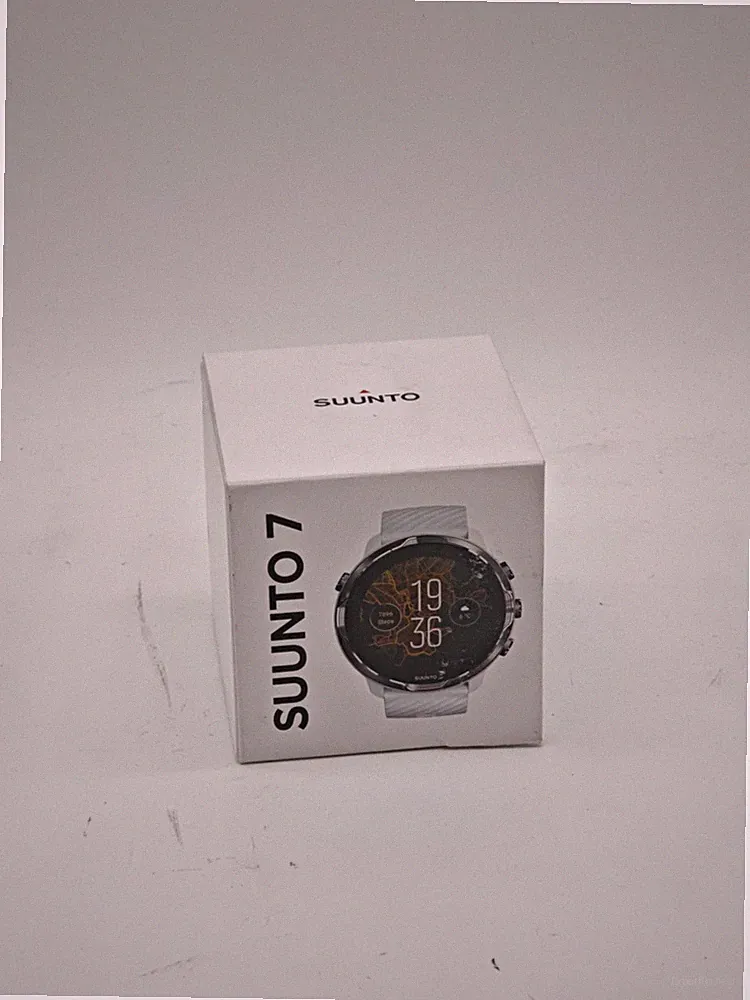 SUUNTO 7 Smartwatch GPS Wear OS White Burgundy AMOLED NFC Wie Neu OVP beschädigt