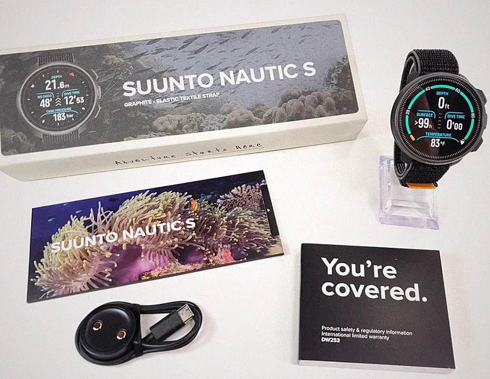 Suunto Nautic S AMOLED Tauchcomputer Smartwatch Mit Kompass GPS 6235