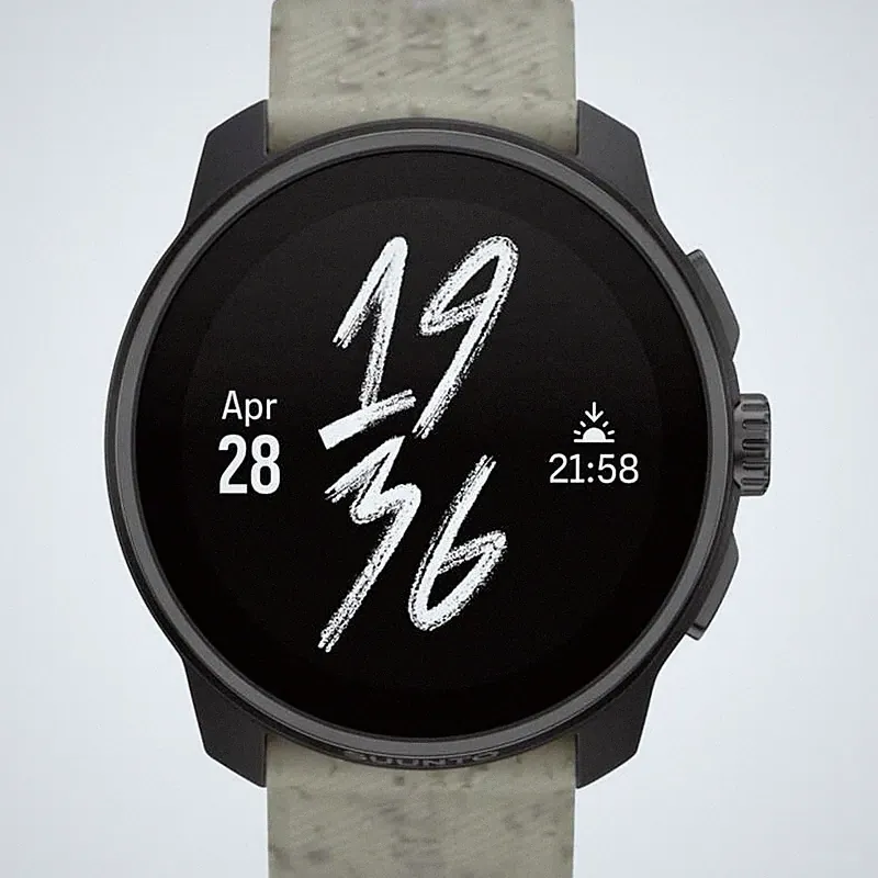 Suunto Smartwatch Uhr Race S Sportuhr Gravel Gray AMOLED GPS - Wie Neu
