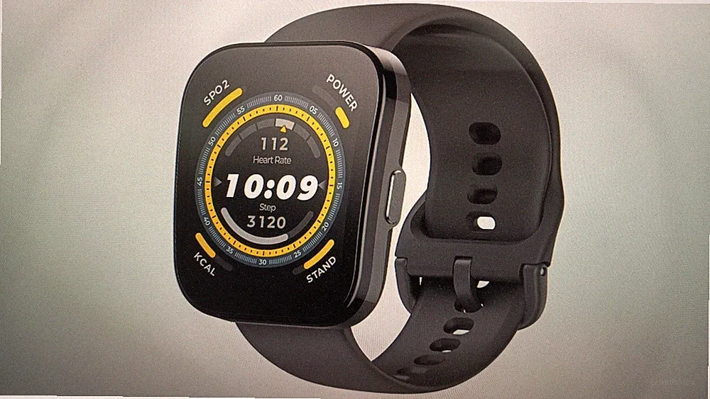 SW-0034 Amazfit Bip 5 schwarz Smartwatch Herzfrequenz mit 120 Sportmodi B-WARE