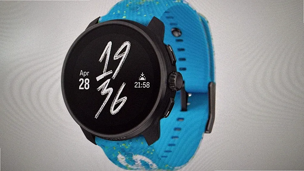 SW-0382 SUUNTO Race S Laufuhr mit AMOLED Touchscreen 45mm blau B-WARE